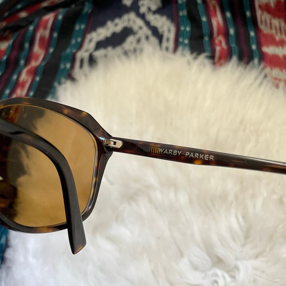 Warby Parker prescription lens sunglasses Nancy Tortoise Shell FRAMES ONLY - Picture 3 of 8